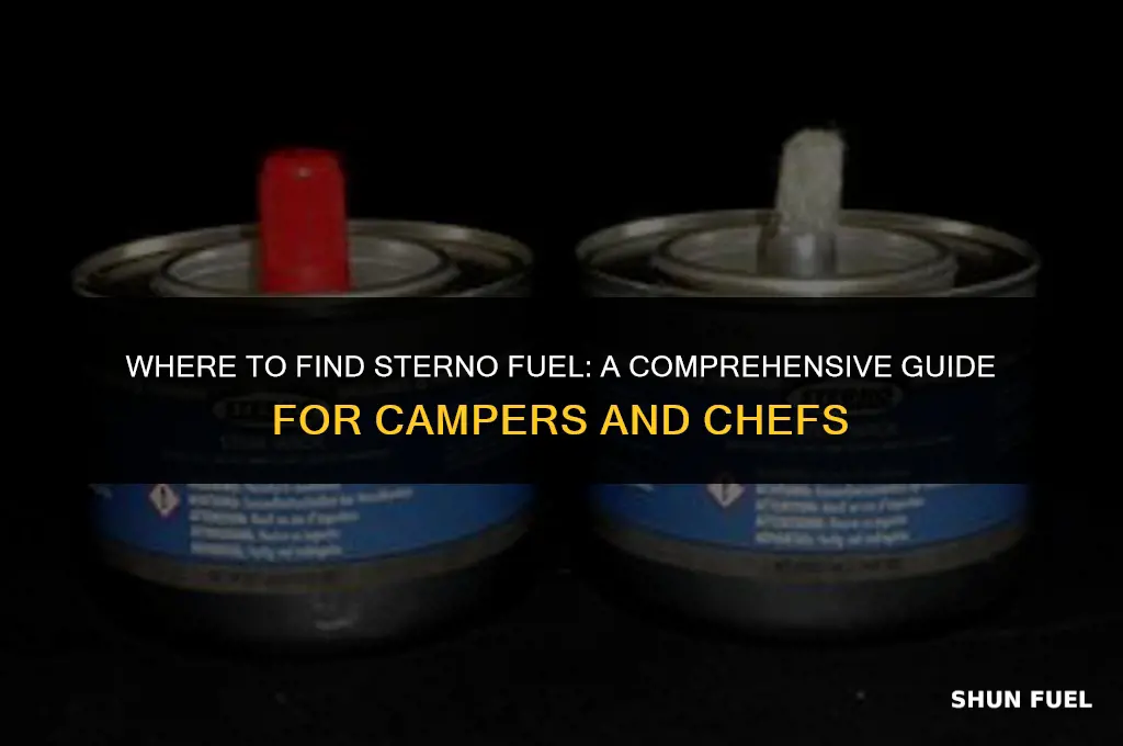 who has sterno fuel