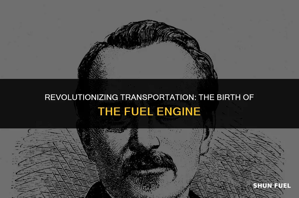 who invented fuel engine