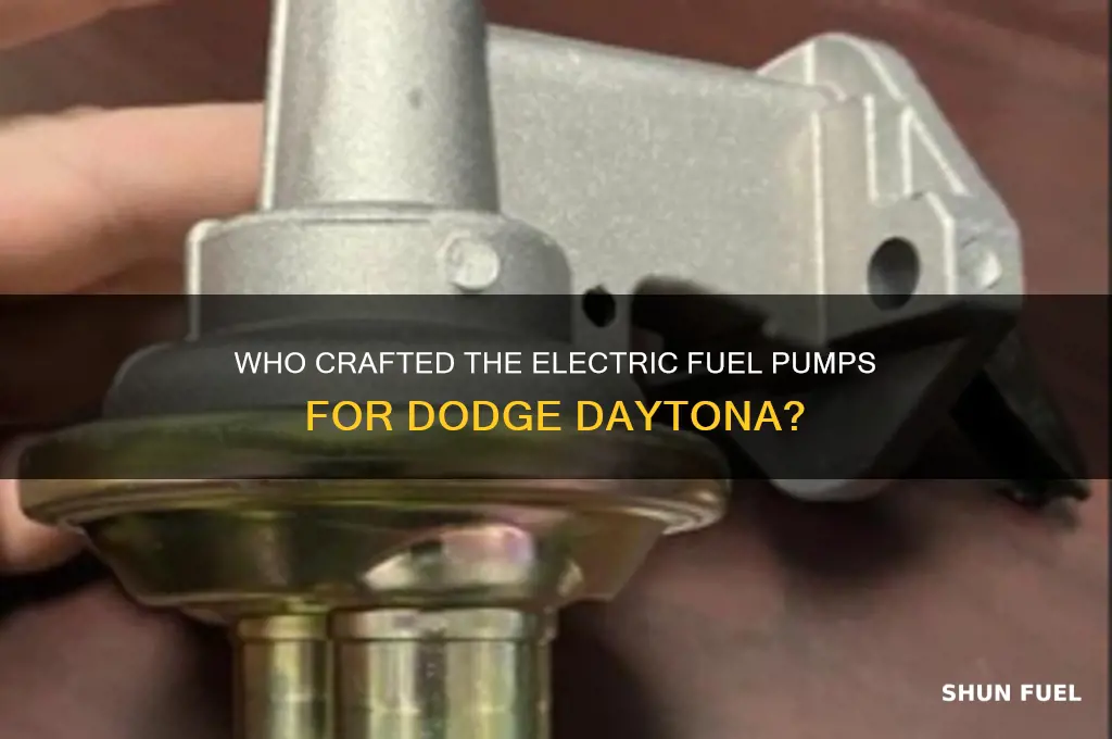 who made the electric fuel pumps for dodge daytona