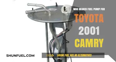 Who Manufactures the Fuel Pump for a 2001 Toyota Camry?