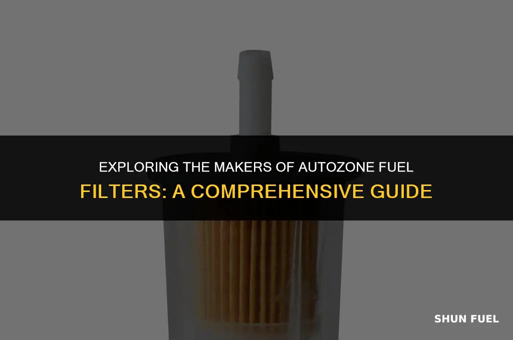 who makes autozone fuel filters