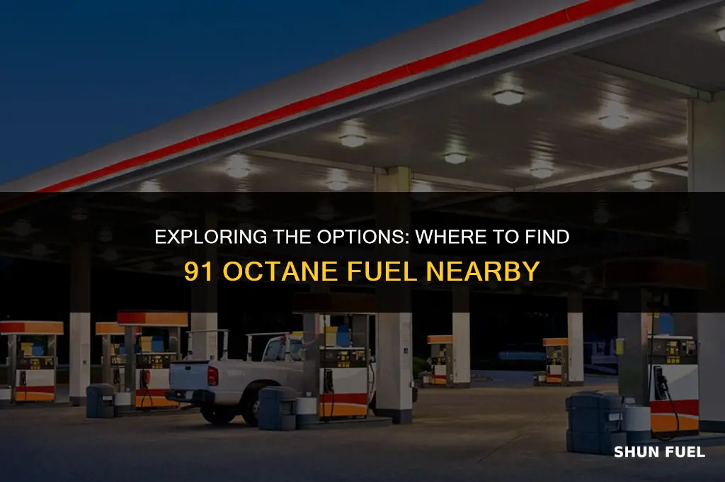 who offers 91 octane fuel