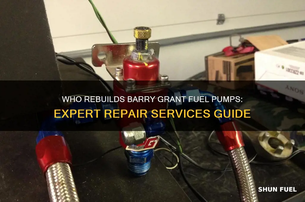 who rebuilds barry grant fuel pumps