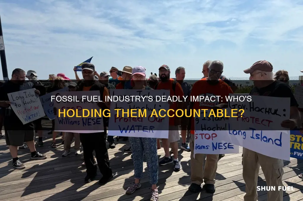 who said the fossil fuel industry is killing us