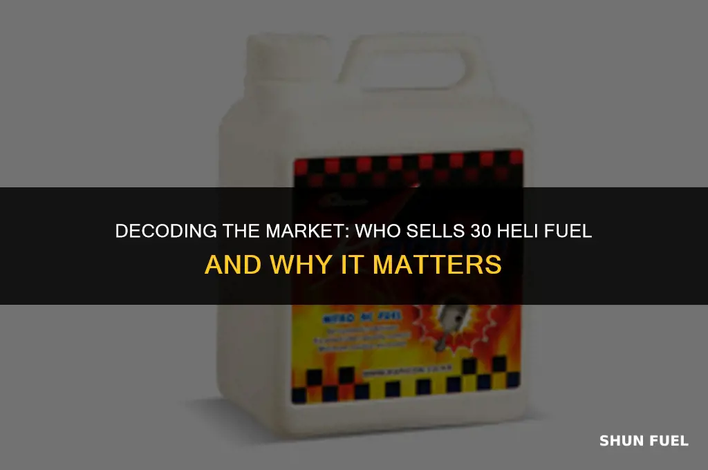 who sells 30 heli fuel
