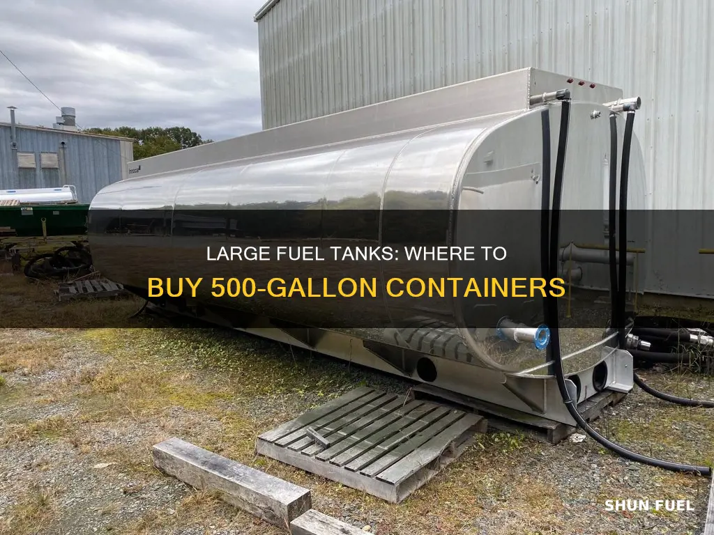 who sells 500 gallon fuel tank