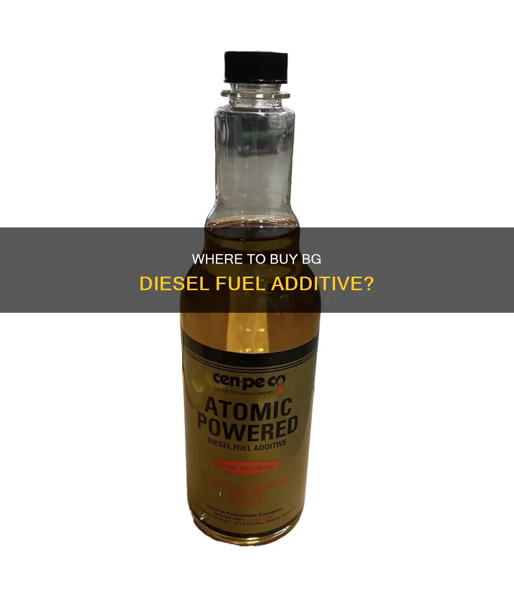 who sells bg diesel fuel additive