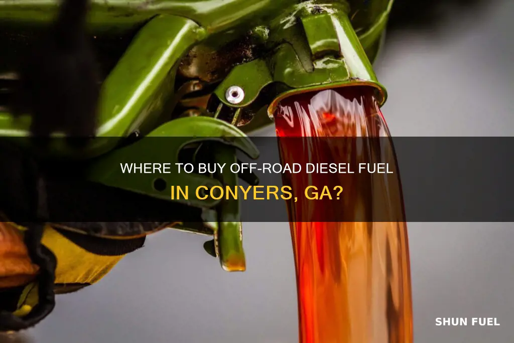 who sells off road diesel fuel conyers ga