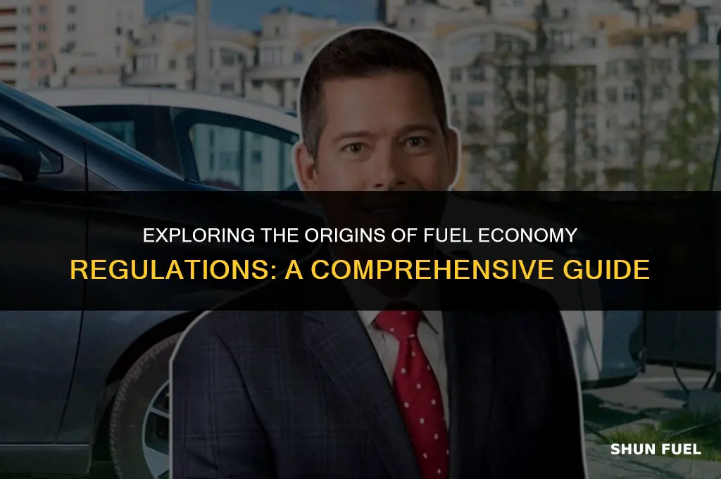 who set fuel economy regulations