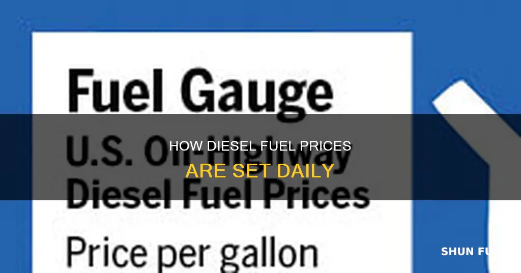 who sets the daily prices of diesel fuel