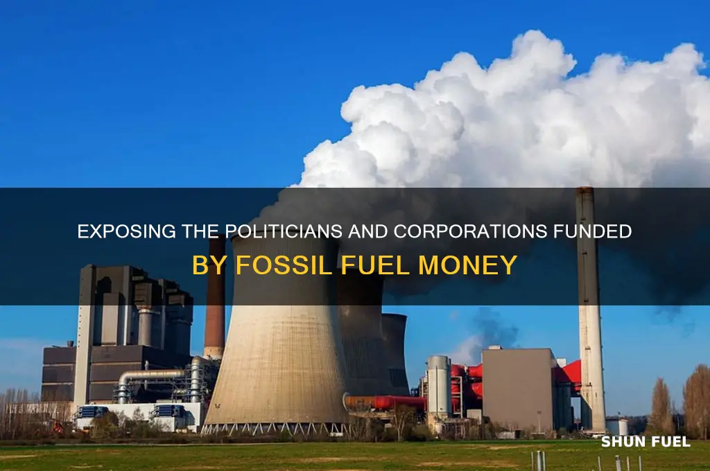 who takes fossil fuel money