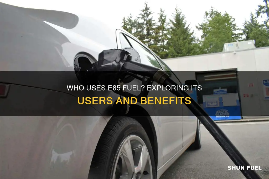who uses e85 fuel