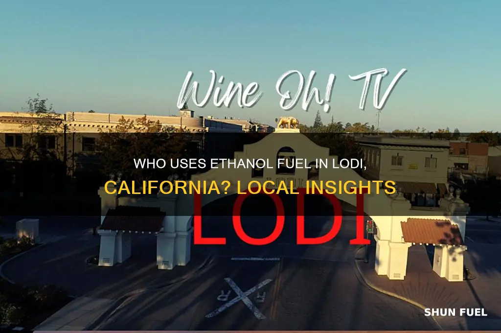 who uses ethanol fuel in lodi california