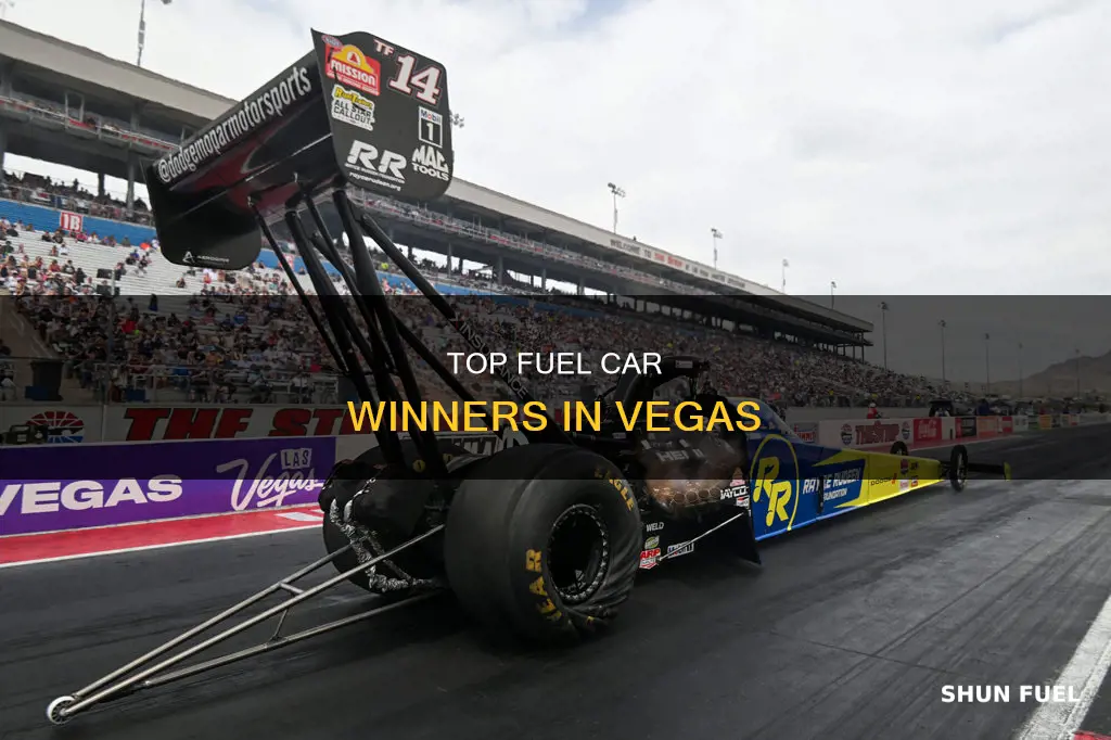 who won top fuel car in vegas