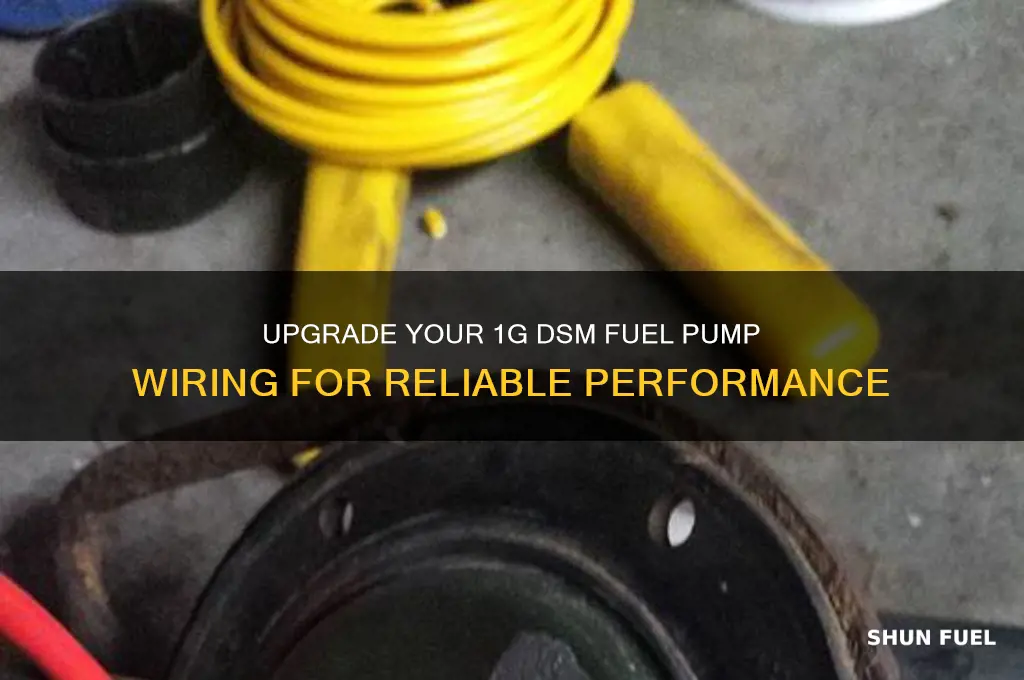 why 1g dsm fuel pump rewire
