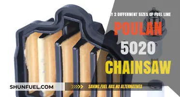 Poulan 5020 Chainsaw: Why Two Fuel Line Sizes Matter