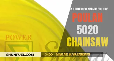 Fuel Line Sizes for Poulan 5020: Why the Difference?