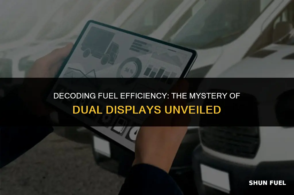 why 2 fuel efficiency displays