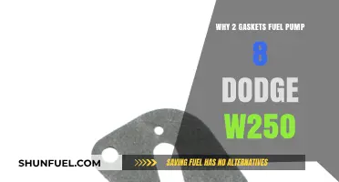 Dodge W250 Fuel Pump: Understanding the Need for Dual Gaskets