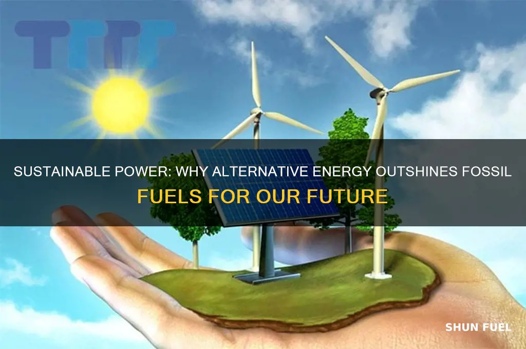 why alternative energy is better than fossil fuels