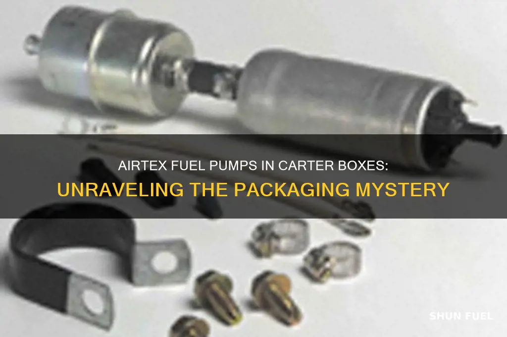 why are airtex fuel pumps in carter fuel pump boxes