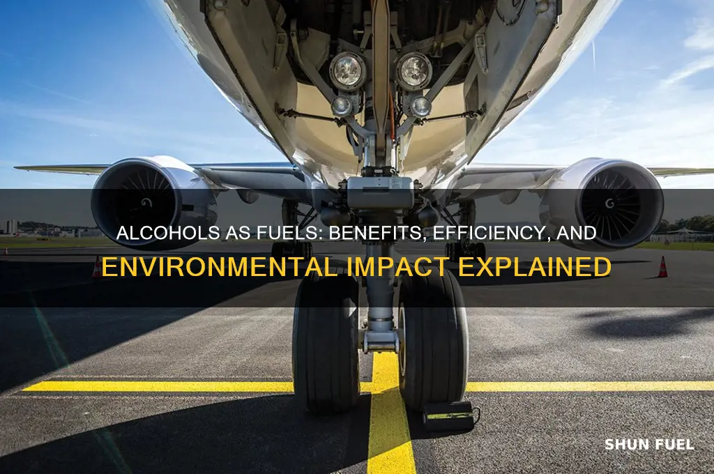 why are alcohols used as fuels