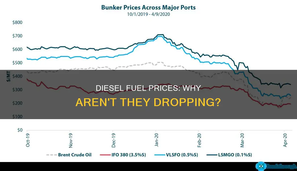 why are diesel fuel prices not dropping