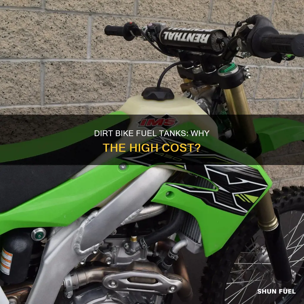 why are dirt bike fuel tanks so expensive