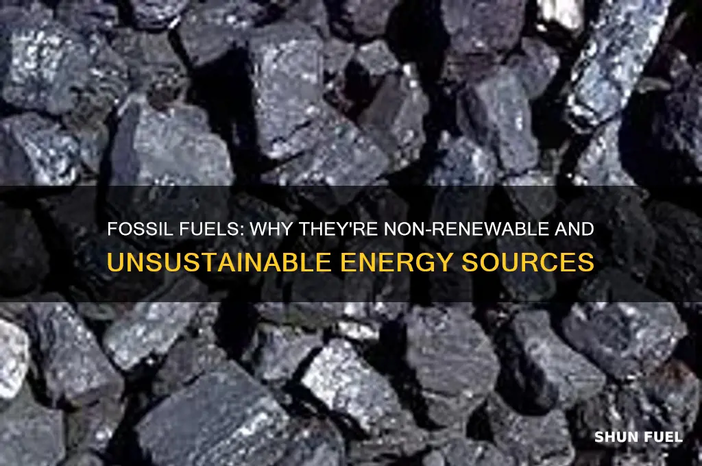 why are fossil fuel non renewable