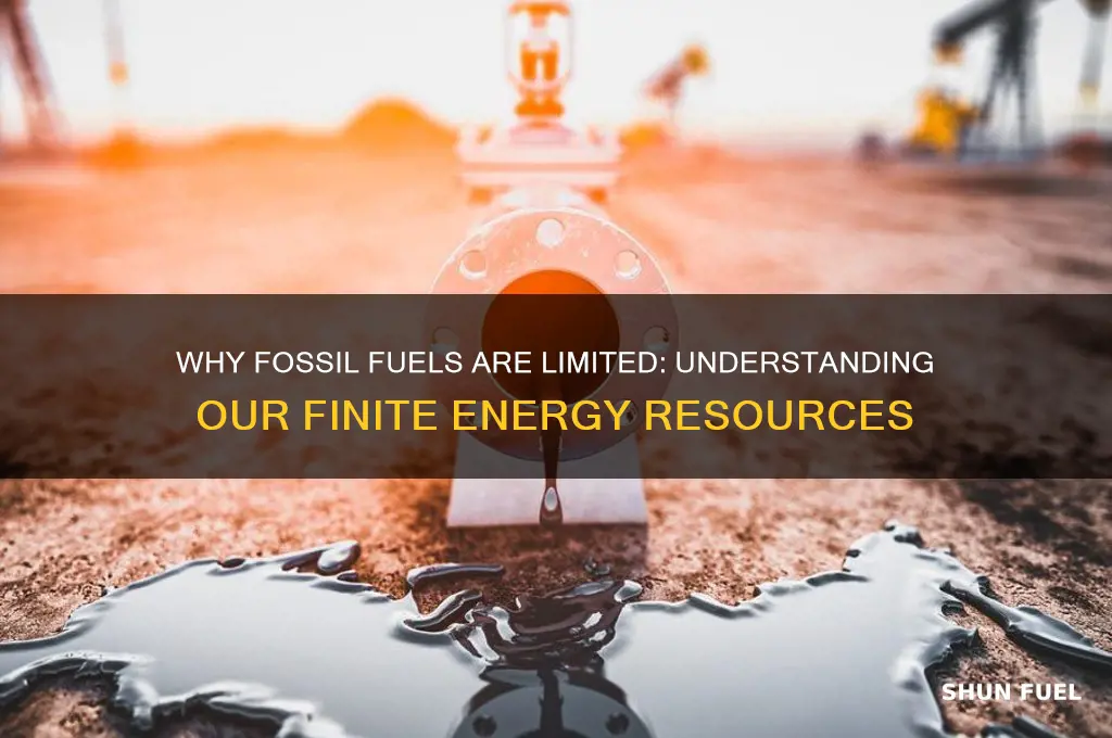 why are fossil fuels limited