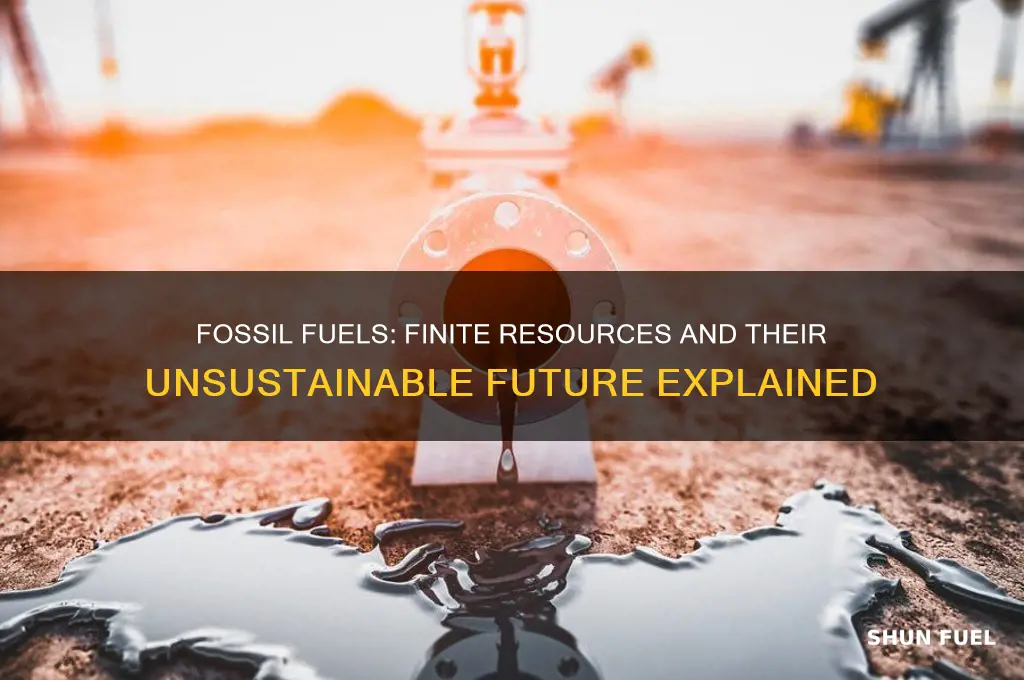 why are fossil fuels not a renewable resouirce