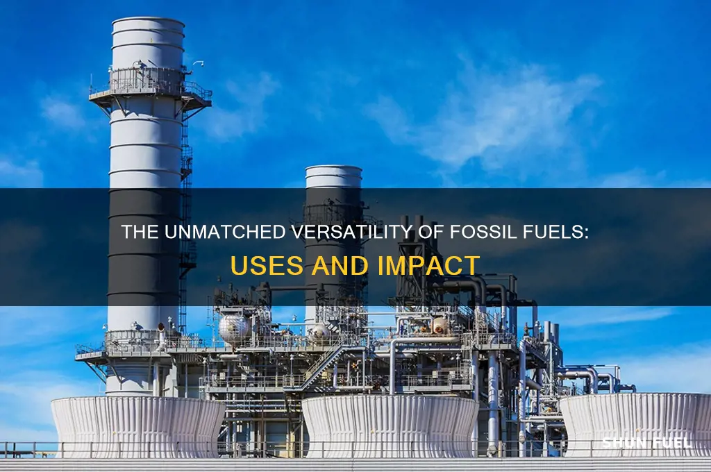 why are fossil fuels so verstile