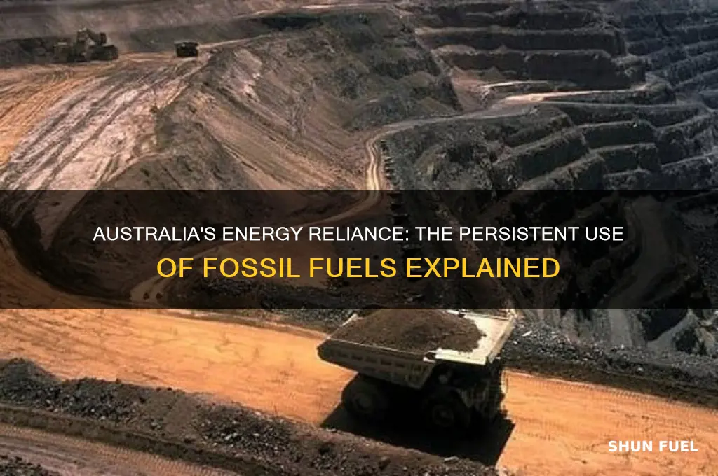 why are fossil fuels used in australia