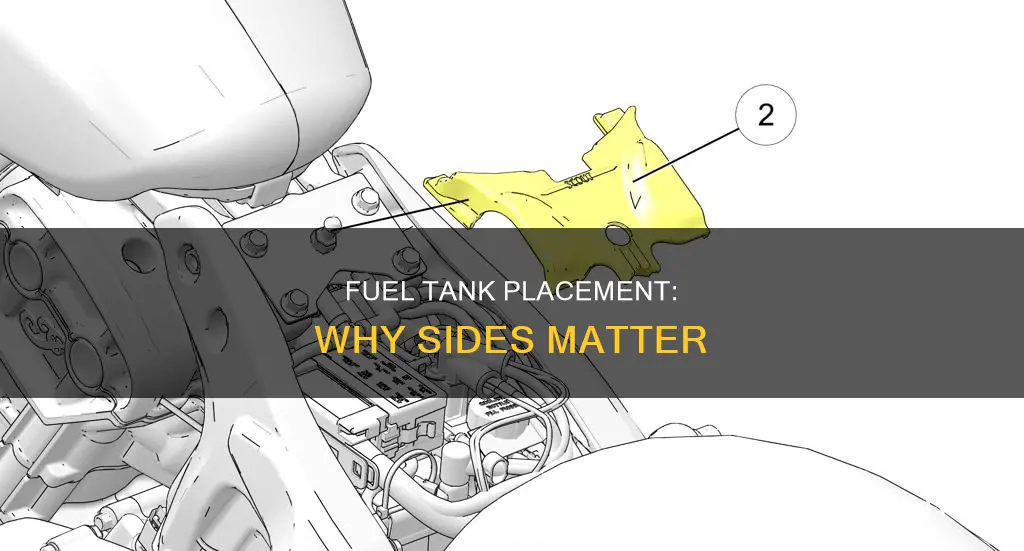 why are fuel tanks on different sides