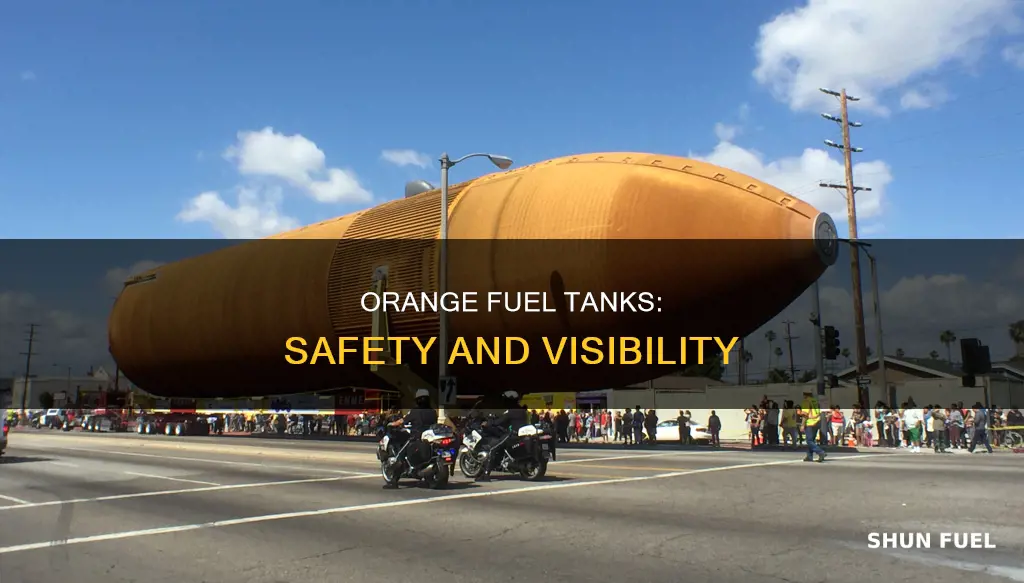 why are fuel tanks orange