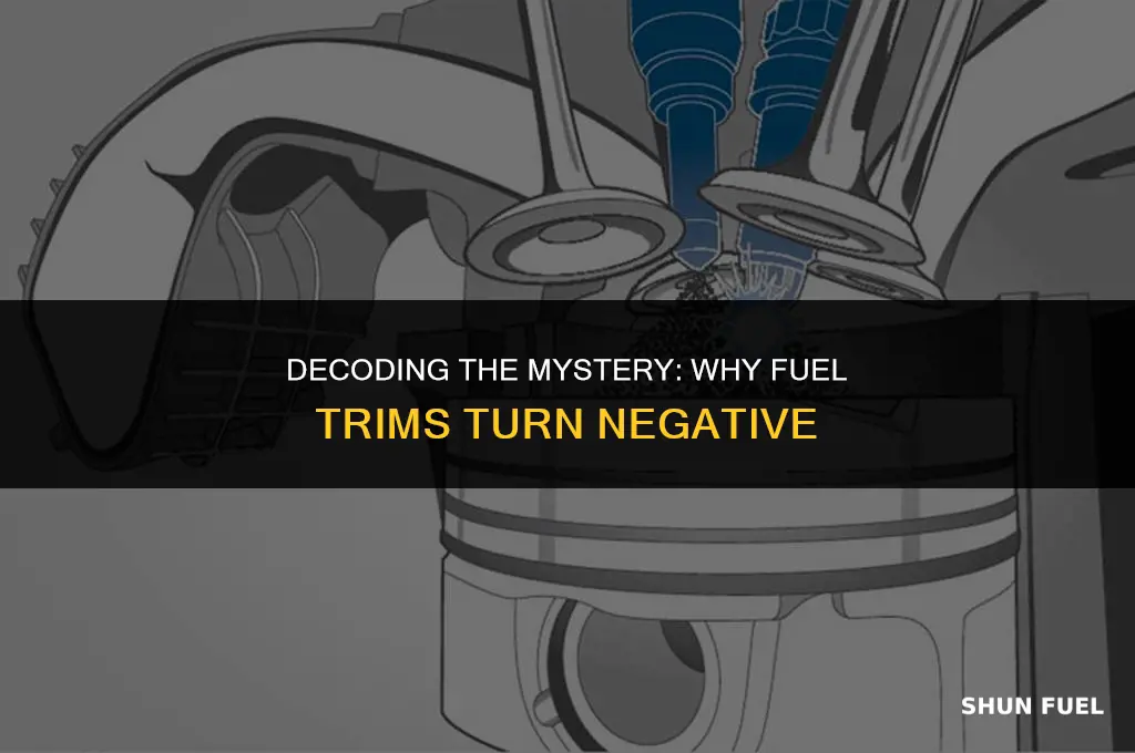 why are fuel trims negative