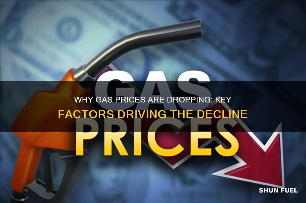 why are gas prices dropping