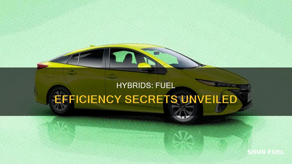 why are hybrids more fuel-efficient than conventional cars