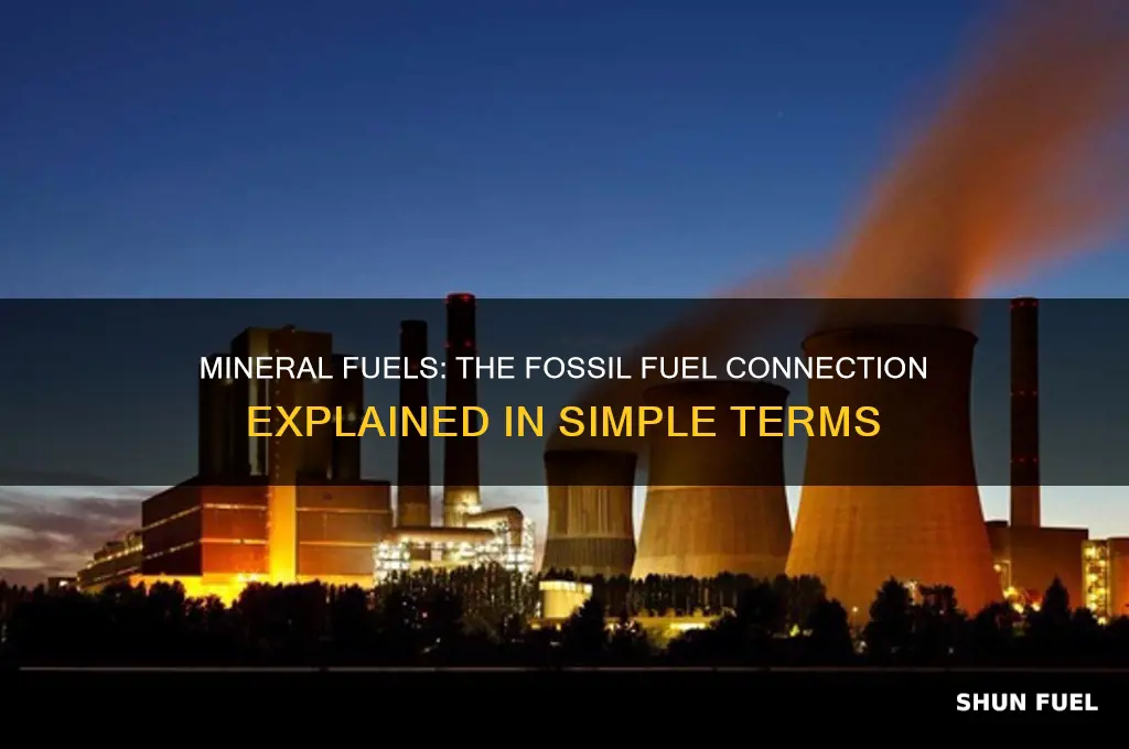 why are mineral fuels also known as fossil fuels