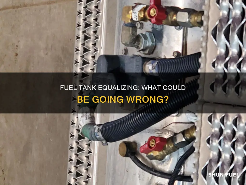 why are my fuel tanks not equalizing