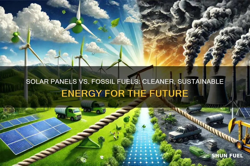 why are solar panels better than fossil fuel