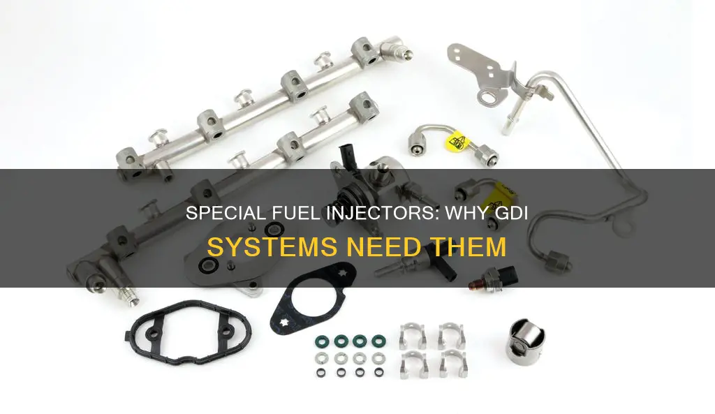 why are special fuel injectors needed for gdi systems