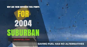Understanding the Varied Fuel Pumps in 2004 Chevrolet Suburbans