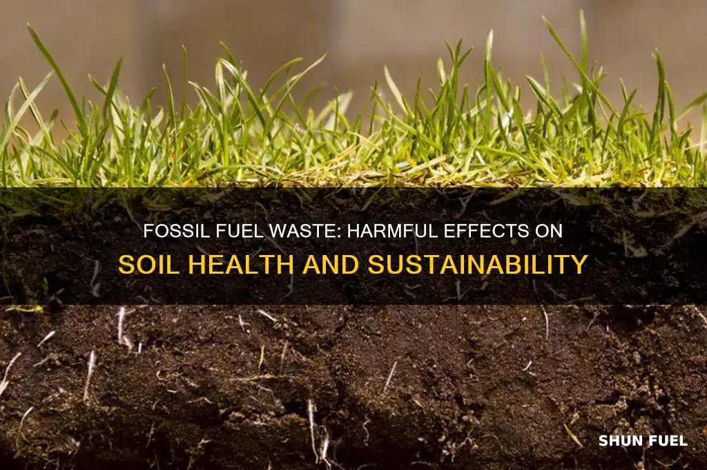 why are wasting fossil fuels bad for soil