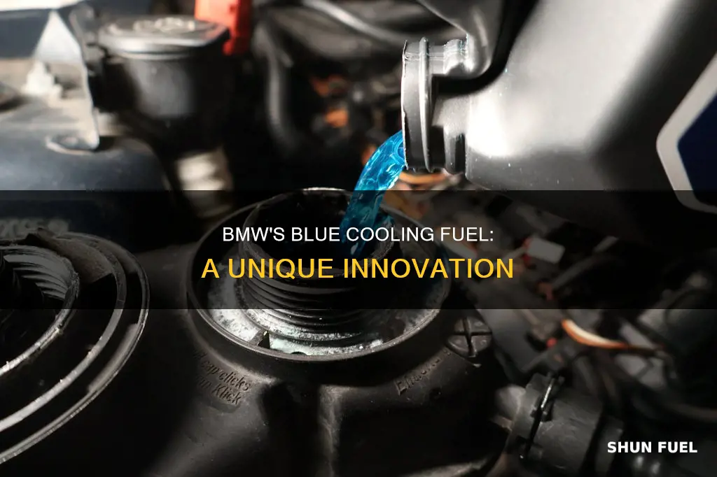 why bmw cars use a blue cooling fuel