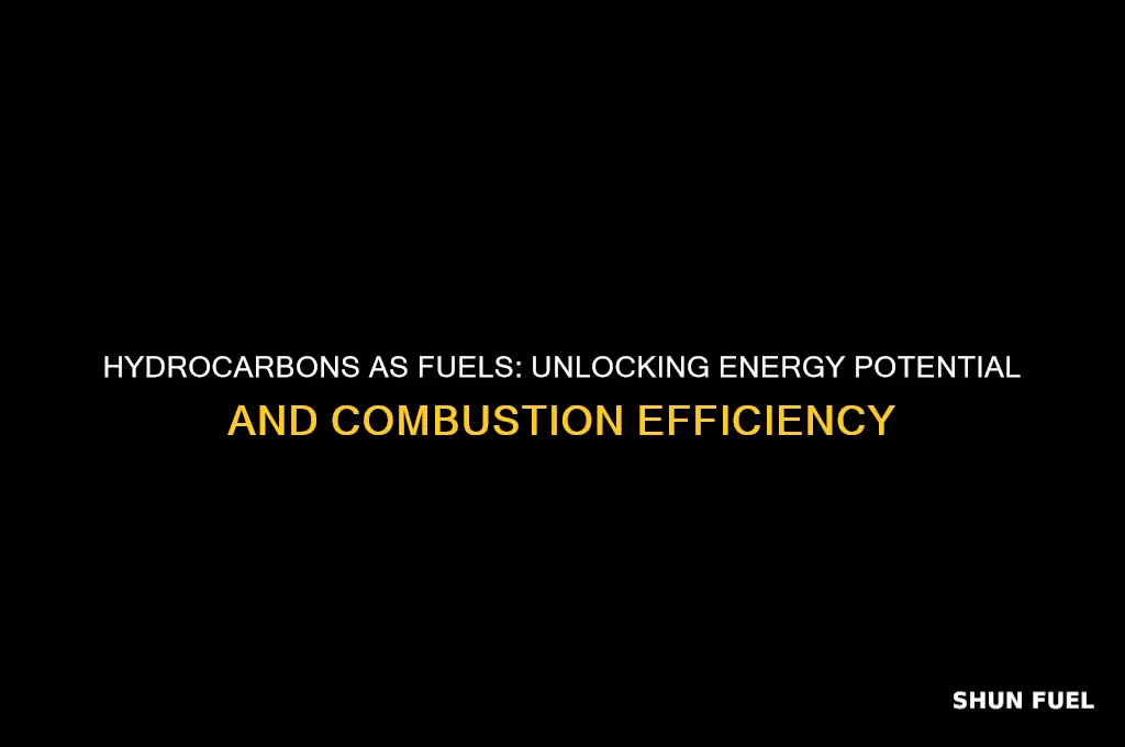 why can hydrocarbons be used as fuels