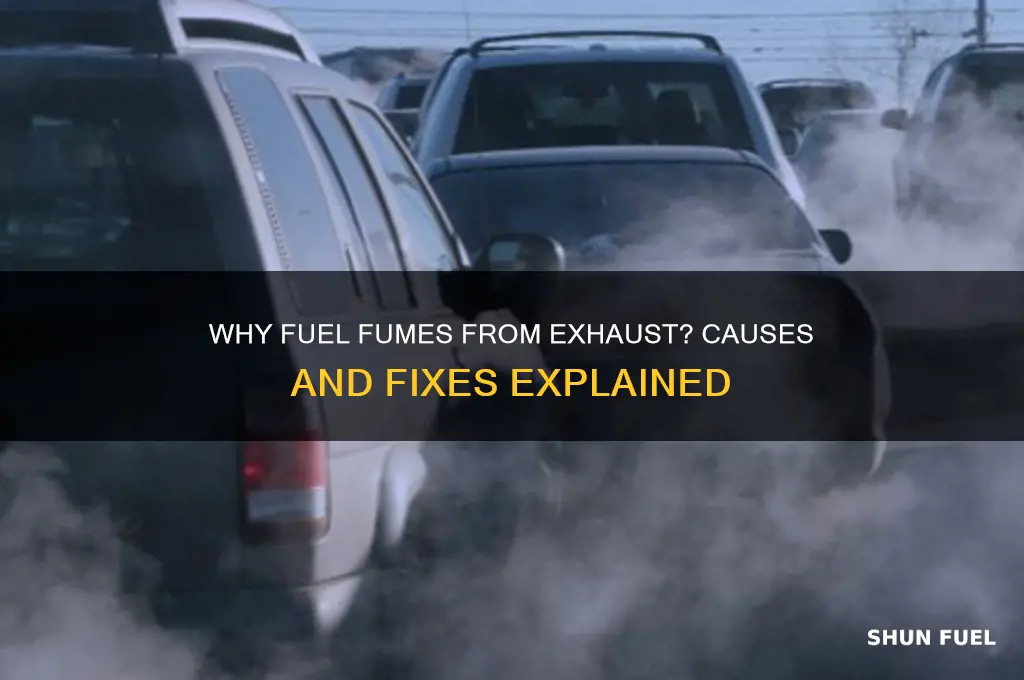 why can i smell fuel fumes from my exhaust