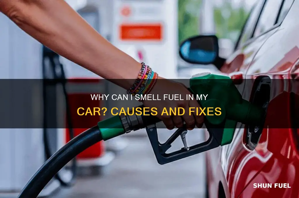 why can i smell fuel in my car