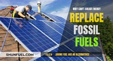 Solar Energy: Limited, Not a Fossil Fuel Replacement