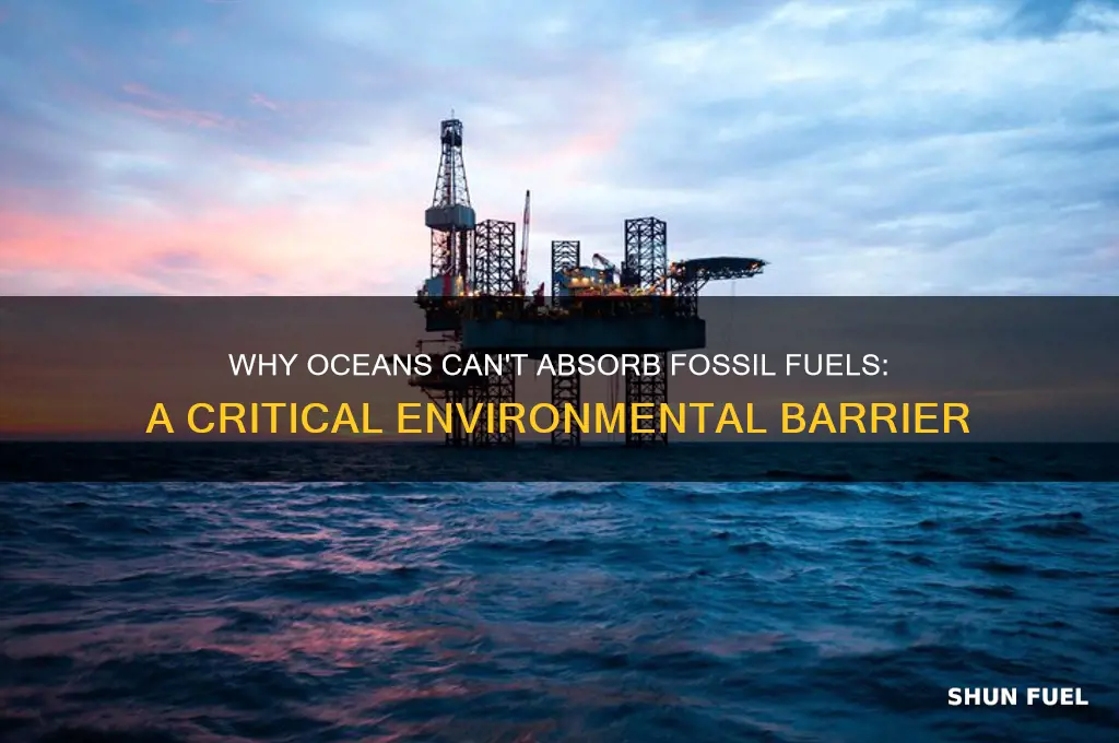 why cant the ocean uptake fossil fuels